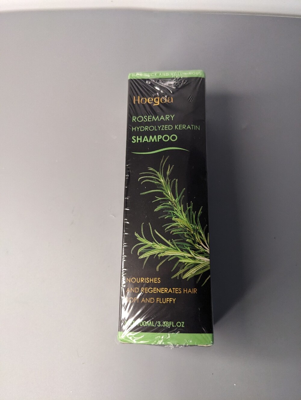 Hoegoa Shampoo Rosemary Hydrolyzed Keratin 3.38 Oz Hair Growth Thicken